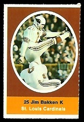 1972 Sunoco Stamps      540     Jim Bakken